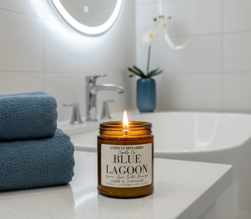 Blue Lagoon Soy Blend Candle – LYON Luminaries Candle Co.