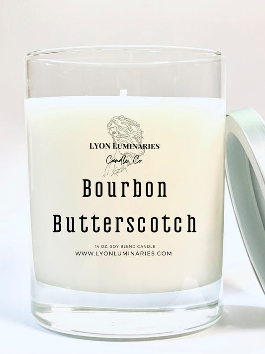 Bourbon Butterscotch Soy Blend Tumbler Candle
