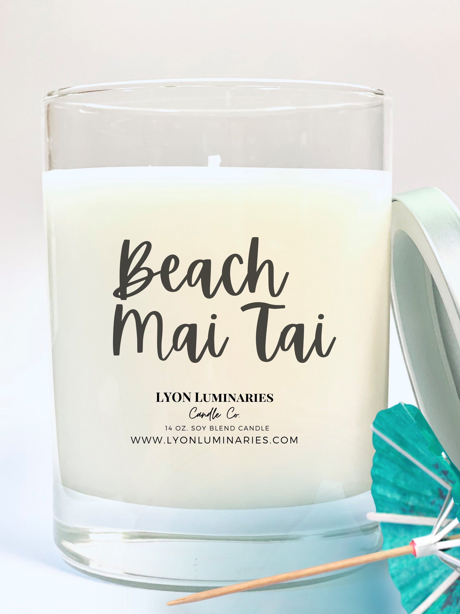 Beach Mai Tai Soy Blend Tumbler Candle